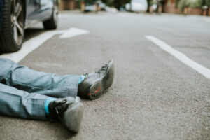 suffering from pedestrian vehicle accident