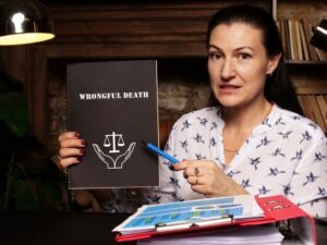 A medical professional helps a grieving subject brainstorm an approach to a wrongful death case.