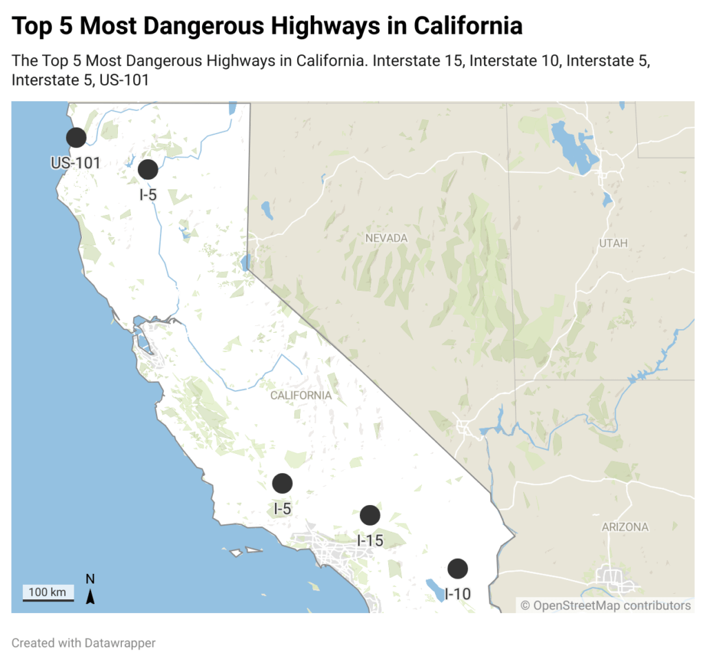 Las 5 carreteras más peligrosas de California