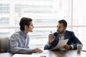 Two attorneys meet and discuss the busiest roads in Los Angeles and the worst times to drive.  